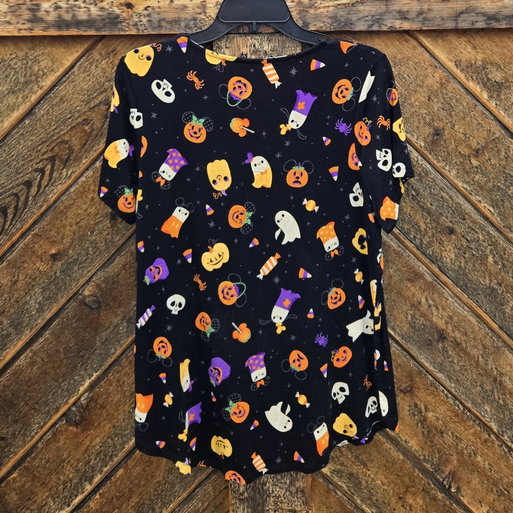 Disney Parks Mickey & Friends Halloween Ghosts V-neck Tshirt - Picture 6 of 7